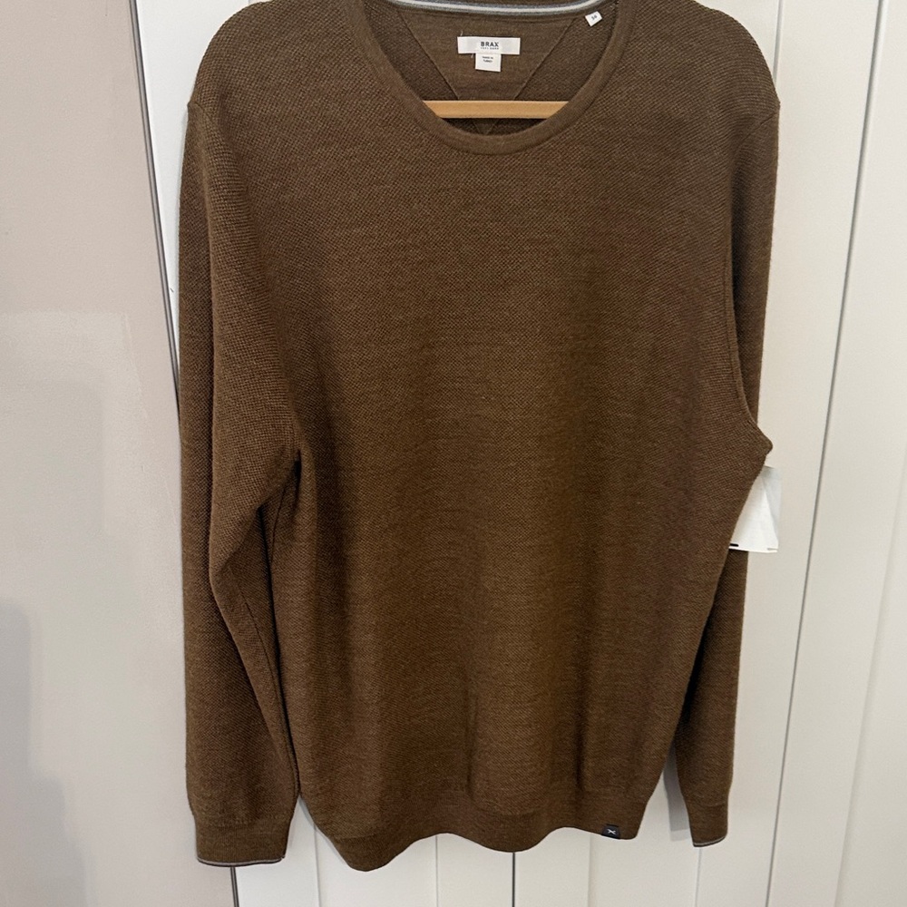 Men's Brown Crewneck Sweater